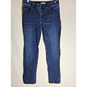 Chico's Womens Jeans So Slimming Blue Dark Wash Stretch Size 0.5 Small